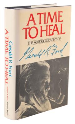 Lot #77 Gerald Ford (2) Signed Books - A Time to Heal and A Vision for America - Image 3