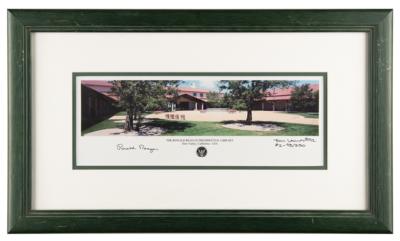 Lot #139 Ronald Reagan Signed Ltd. Ed. Panoramic Photograph - Image 2