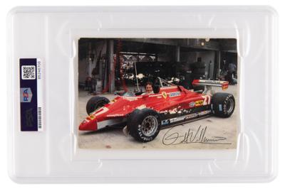 Lot #869 Enzo Ferrari Signed Promo Card - Image 2