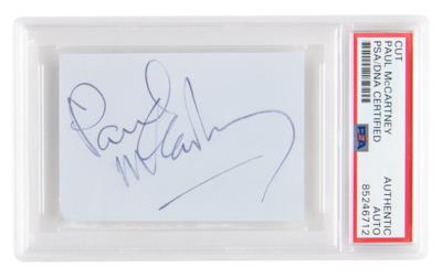 Lot #649 Beatles: Paul McCartney Signature