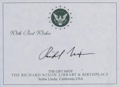 Lot #128 Richard Nixon Signed Book - Seize the Moment - Image 2