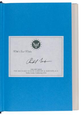 Lot #128 Richard Nixon Signed Book - Seize the Moment - Image 4
