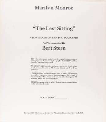 Lot #710 Marilyn Monroe: Bert Stern Limited Edition Portfolio - 'The Last Sitting' - Image 15