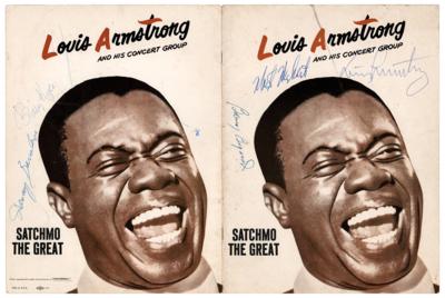 Lot #700 Louis Armstrong Signed Program
