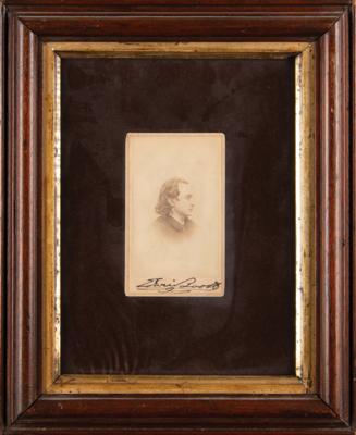 Lot #731 Edwin Booth Signed Photograph - Image 2