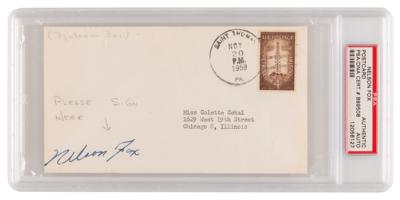 Lot #886 Nellie Fox Signed Postal Cover