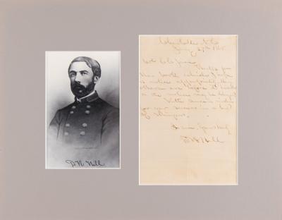 Lot #446 Daniel H. Hill Autograph Letter Signed