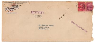 Lot #897 Branch Rickey Document Signed - National League Notice to Player of Release - Image 2