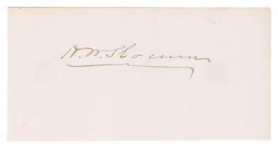 Lot #467 Henry W. Slocum Signature