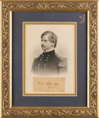 Lot #422 Nathaniel P. Banks Signature - Image 2