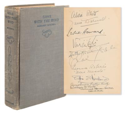 Lot #704 Gone With the Wind Cast-Signed Book with