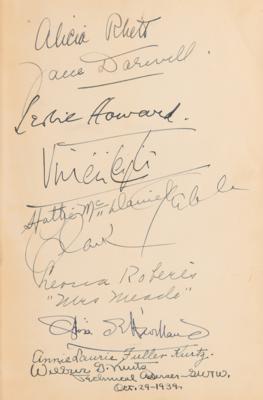 Lot #704 Gone With the Wind Cast-Signed Book with Leigh, Gable, McDaniel, and More - Image 2