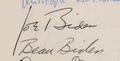 Lot #42 Joe and Beau Biden Signed State Department Official's Guestbook - Image 3