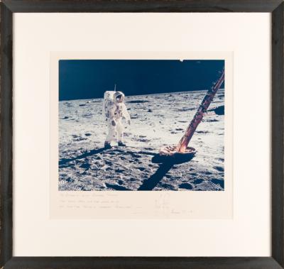 Lot #531 Apollo 11 Signed Photographs Presented to a Member of the 'Giant Leap' World Tour Team - Image 2