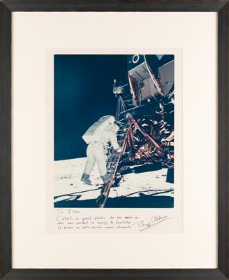 Lot #531 Apollo 11 Signed Photographs Presented to a Member of the 'Giant Leap' World Tour Team - Image 4