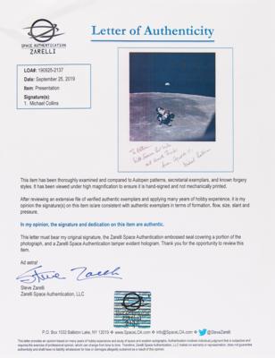 Lot #531 Apollo 11 Signed Photographs Presented to a Member of the 'Giant Leap' World Tour Team - Image 9