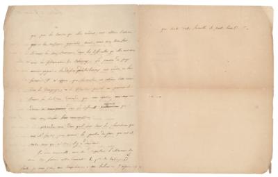 Lot #357 Charles Maurice de Talleyrand Letter Signed - Image 2