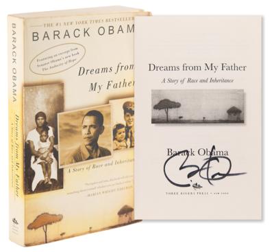 Lot #134 Barack Obama Signed Book - Dreams from My