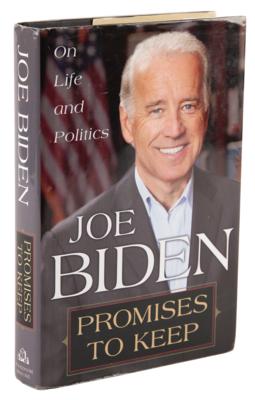 Lot #40 Joe Biden Signed Book - Promises to Keep - Image 3