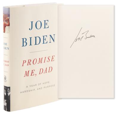 Lot #41 Joe Biden Signed Book - Promise Me, Dad