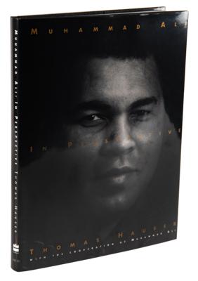 Lot #874 Muhammad Ali Triple-Signed Book - In