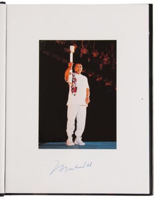 Lot #874 Muhammad Ali Triple-Signed Book - In Perspective - Image 2