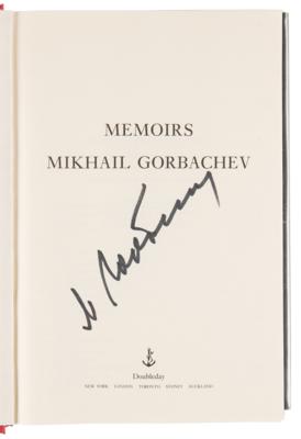 Lot #287 Mikhail Gorbachev Signed Book - Memoirs - Image 4