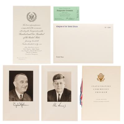 Lot #107 John F. Kennedy Inauguration Invitation