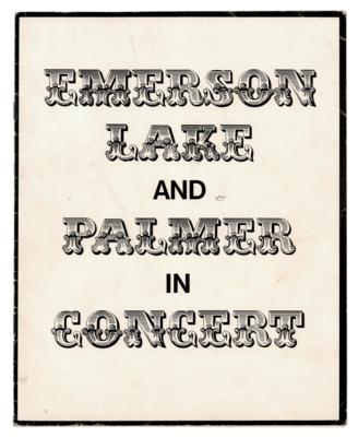 Lot #676 Emerson, Lake, and Palmer Signed Program - Image 2