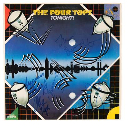 Lot #677 The Four Tops Signed Album - Tonight! - Image 1