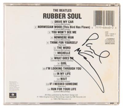 Lot #648 Beatles: Paul McCartney Signed CD Sleeve - Rubber Soul - Image 2