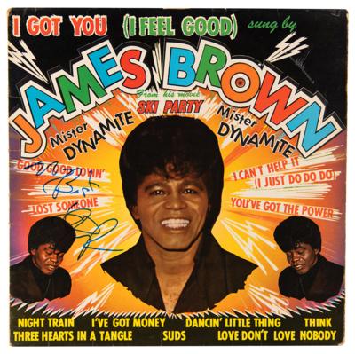 Lot #658 James Brown Signed Album - I Got You (I