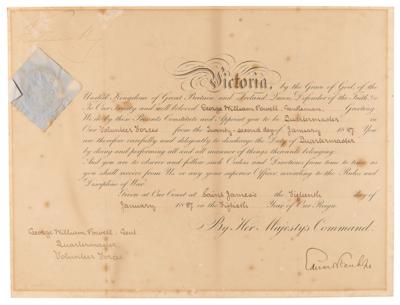 Lot #340 Queen Victoria Document Signed