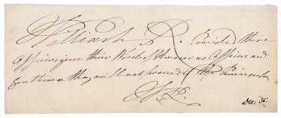 Lot #308 King William IV Autograph Document Signed Twice - Image 1