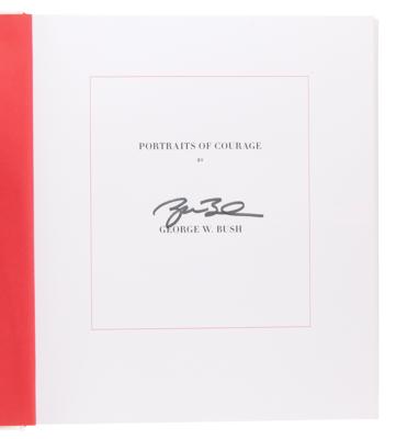 Lot #47 George W. Bush Signed Book - Portraits of Courage - Image 4