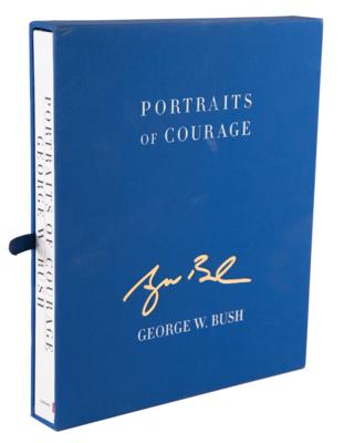 Lot #47 George W. Bush Signed Book - Portraits of Courage - Image 5