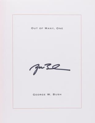 Lot #49 George W. Bush (2) Signed Books - Decision Points and Out of Many, One - Image 3