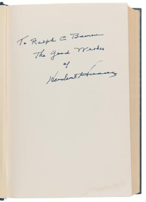 Lot #98 Herbert Hoover (2) Signed Items - Book and Typed Presidential Letter - Image 4