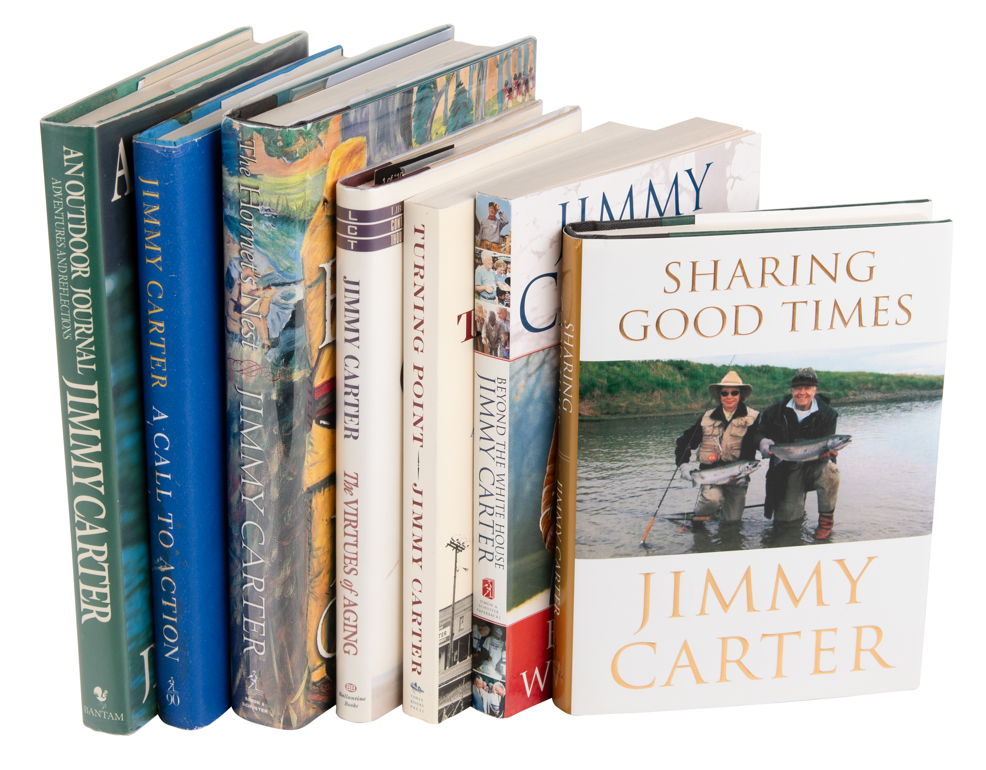 Lot #52 Jimmy Carter (7) Signed Books - Image 1