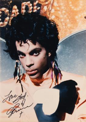 Lot #623 Prince Signed Photograph