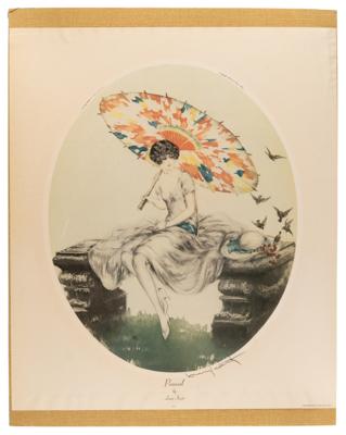 Lot #625 Prince: Louis Icart Print - Displayed in His Chanhassen Home - Image 2