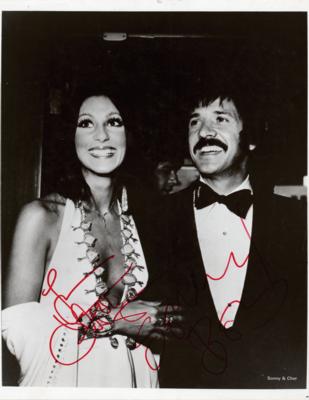 Lot #701 Sonny and Cher Signed Photograph