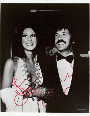 Lot #701 Sonny and Cher Signed Photograph - Image 1