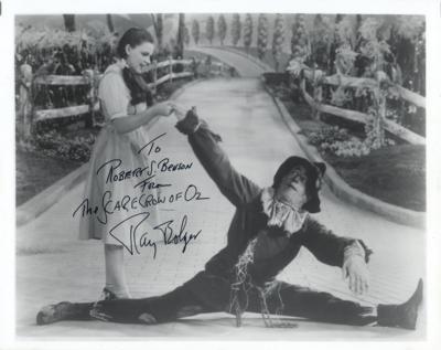 Lot #860 Wizard of Oz: Ray Bolger Signed Photograph - Image 1