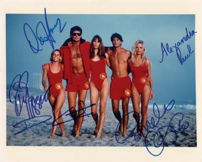 Lot #723 Baywatch Signed Photograph - Image 1