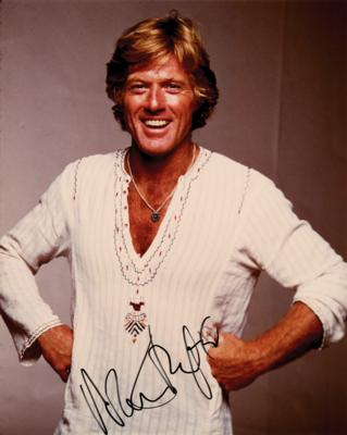 Lot #825 Robert Redford Signed Photograph