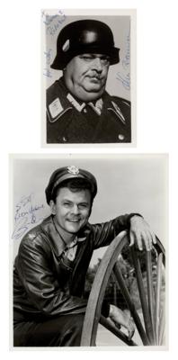 Lot #776 Hogan's Heroes: Crane and Banner (2) Signed Photographs - Image 1