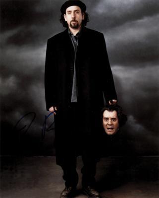 Lot #739 Tim Burton Signed Photograph - Image 1