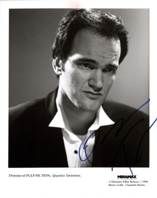 Lot #841 Quentin Tarantino Signed Photograph - Image 1