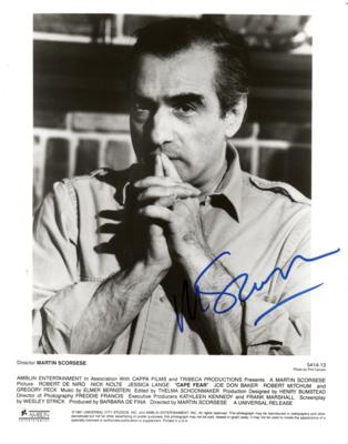 Lot #832 Martin Scorsese Signed Photograph